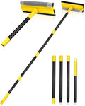 Window Squeegee with 57" Extension Pole for Home Window Glass Cleaning