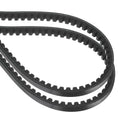 uxcell 2 Pcs BX60 EPDM V-Belt, Raw Edge Cogged Industrial Rubber V Belt 0.67" Width x 60" Inside Circumference
