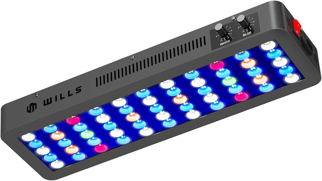 Aquarium Light, 100W Full Spectrum LED Reef Lights, 20"x7"x2.4"