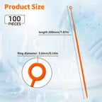 10ul Disposable Inoculating Loop, Plastic, 25/Bag, 100PCS Total