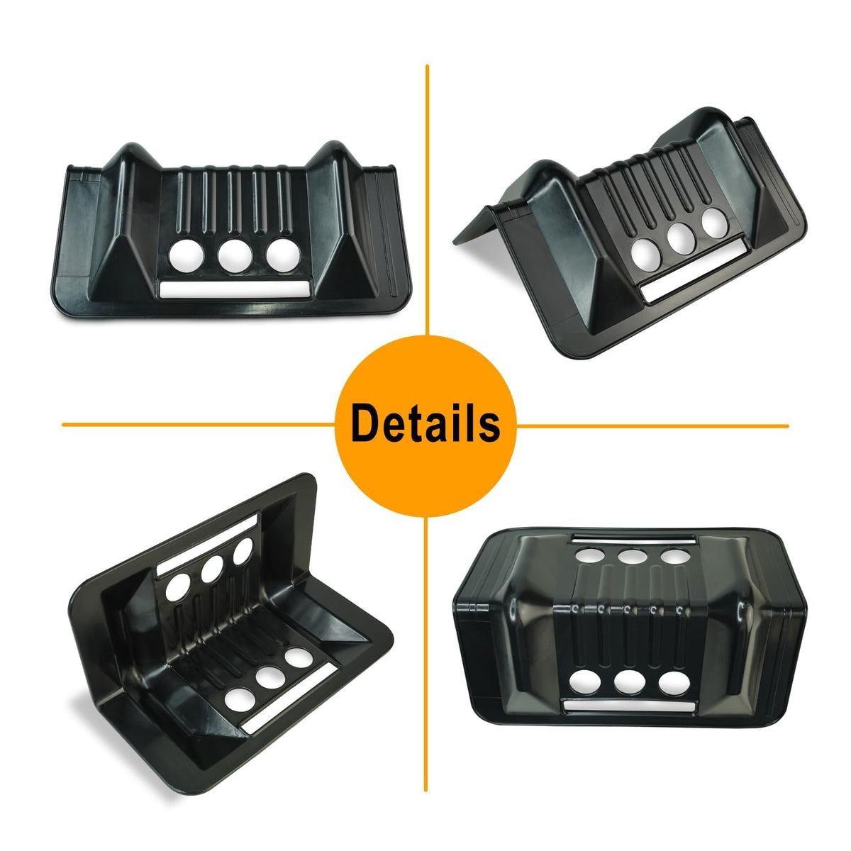 ENJ 20 Pcs Flatbed Edge Protector for Cargo Load,Corner Tie Down Protector