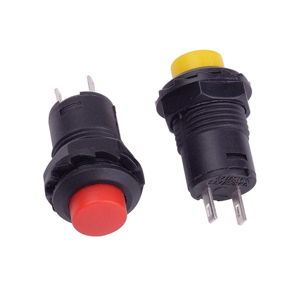 12Pcs 12mm Self-Locking Latching Push Button Switch (Pack of 12) CYT1091
