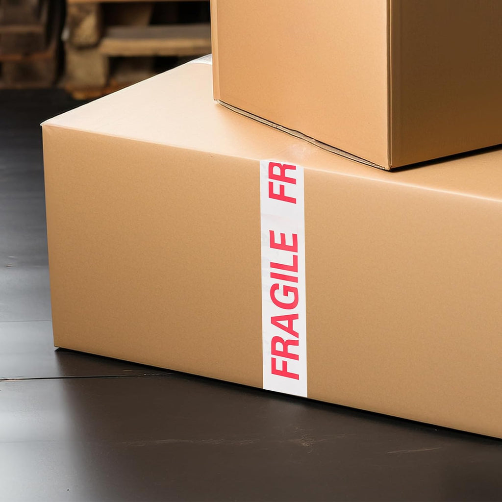 Fragile Warning Tape, Polyethylene Film Shipping Seal for Boxes Envelopes