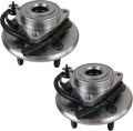 PAROD 515113 Pair Front Wheel Bearing & Hub Assembly Compatible with 2006 2007 2008 Dodge Ram 1500 w/ABS 5Lugs