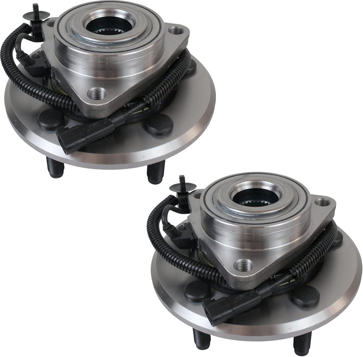 PAROD 515113 Pair Front Wheel Bearing & Hub Assembly Compatible with 2006 2007 2008 Dodge Ram 1500 w/ABS 5Lugs