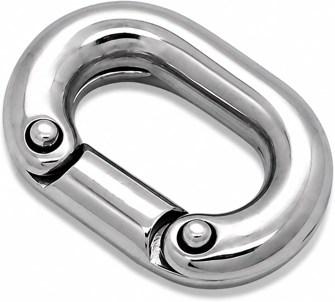 MarineNow 316 Stainless Steel C-Link Split Connecting Link for Anchor Chain