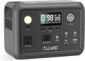 Portable Power Station 300W, 256Wh Solar Generator with 110V Pure Sine Wave AC Outlet,6 Output Ports,Backup LiFePO4