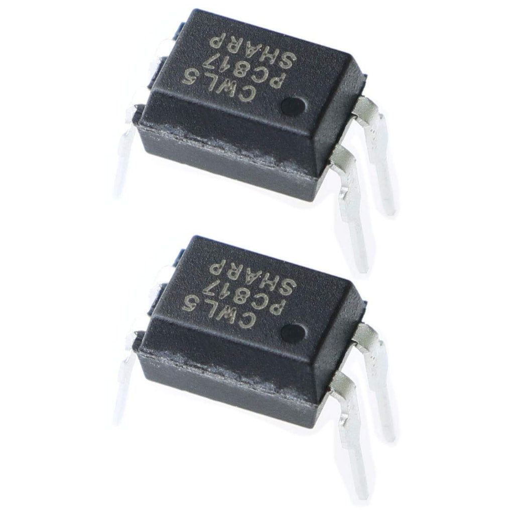 MEETOOT 10pcs Transistor Output Optocoupler DIP-4 PC817C PC817 High Density Mounting Type Photoelectric Coupler