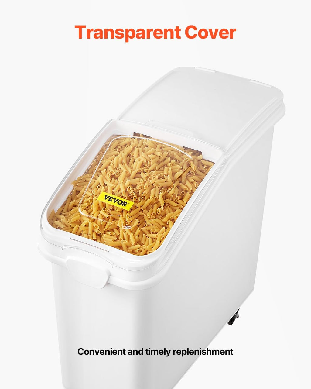 Ingredient Bin with Scoop 21 Gallon, 400 Cup Rice Storage Container