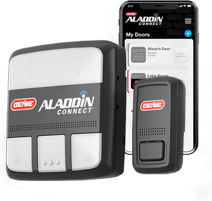 Aladdin Connect Smartphone Garage Door Opener – Monitor, Open & Close Your Garage Door from Anywhere Using Your
