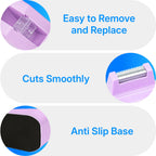 Lightweight Desktop Tape Dispenser, Purple, 1 Pack