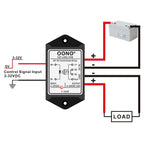 Wired DC-DC 10Amp Isolated Solid State Relay Module, SSR in 3-32VDC Out 5-30VDC, for Raspberry-Pi Arduino ESP32 PLC MCU DSP