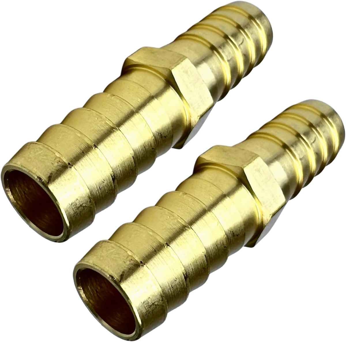 2PCS 1/2" x 1/2" Brass Hose Barb Union Splicer Mender by CX WONDERLAND