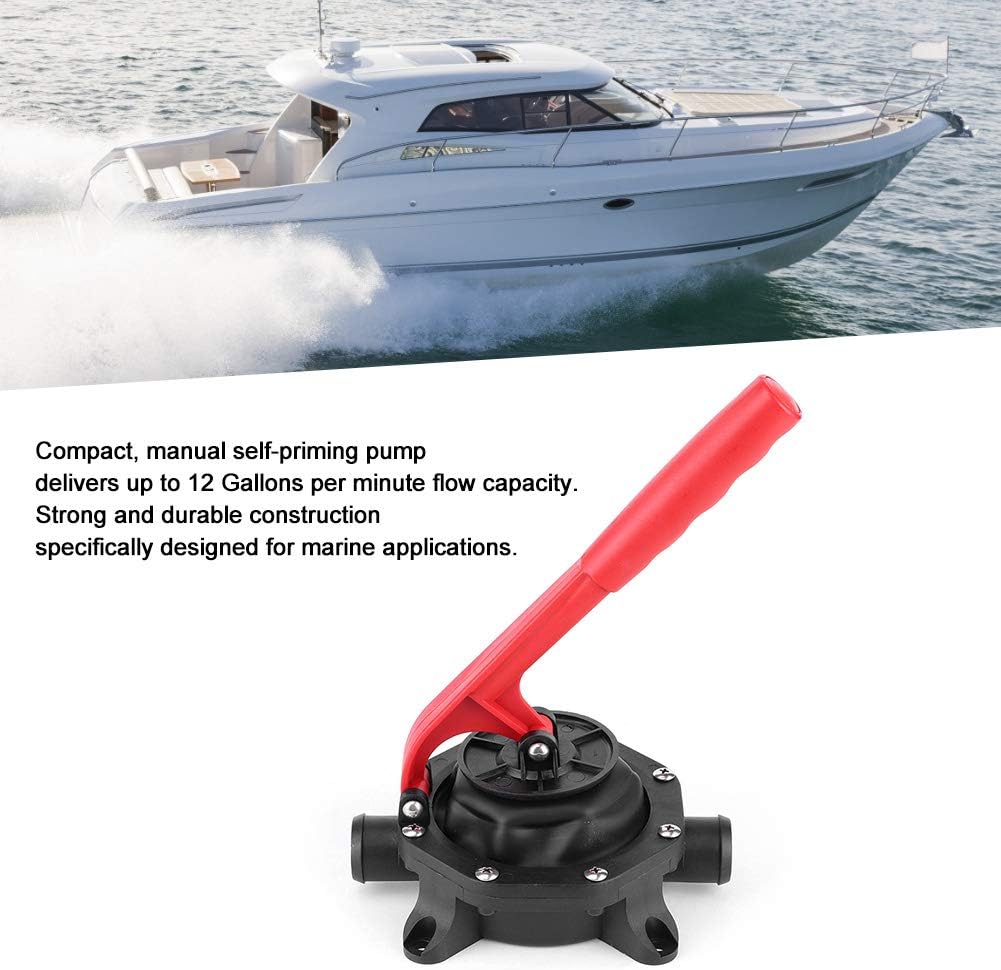 Manual Bilge Pump 720 GPH Self Priming 1-1/4 Inch