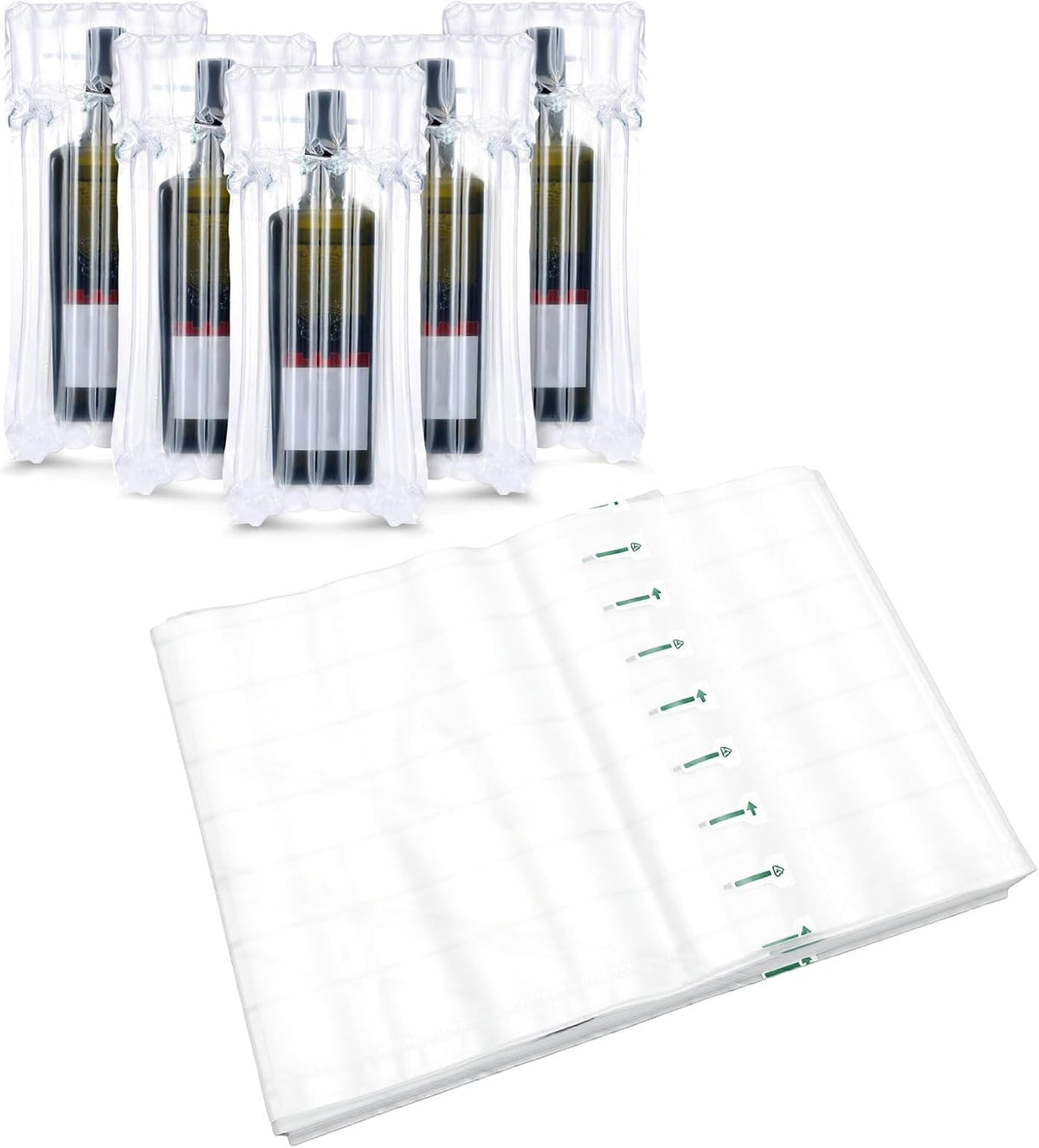 Wine Bottle Protector Reusable Air Column Cushion Bags