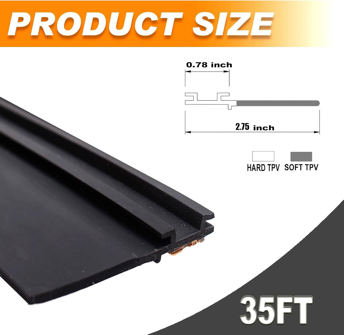 018-341 RV Slide Out Seal Base Fits RV Camper Slideout System