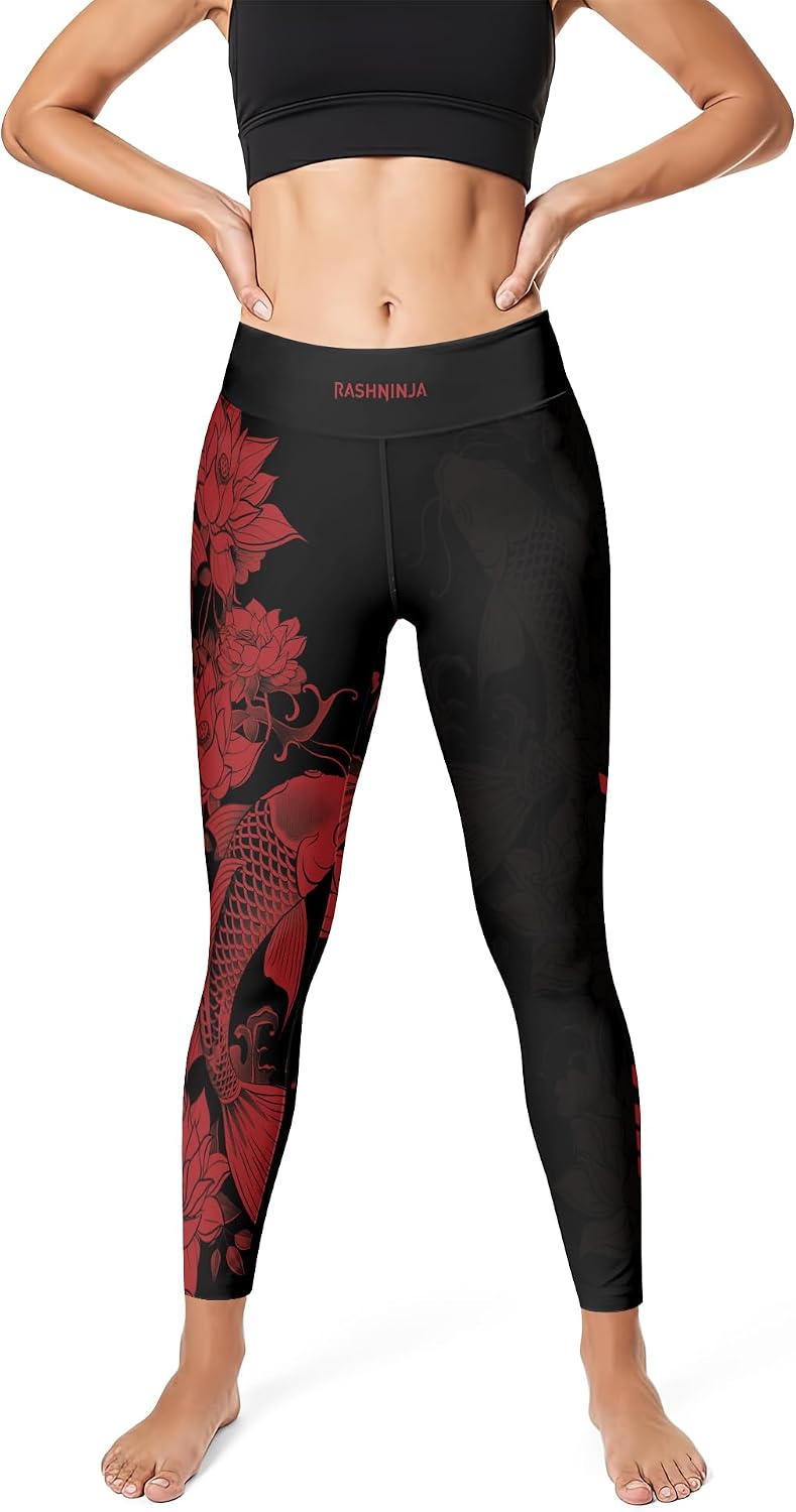 Samurai Women’s Jiu Jitsu Spats – BJJ Compression Leggings & Grappling Tights for Training & Workout