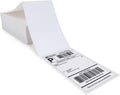 4x6 Direct Thermal Labels, 500pcs Perforated Fanfold, Compatible Zebra & Rollo Printers | BPA Free, Clear Printing