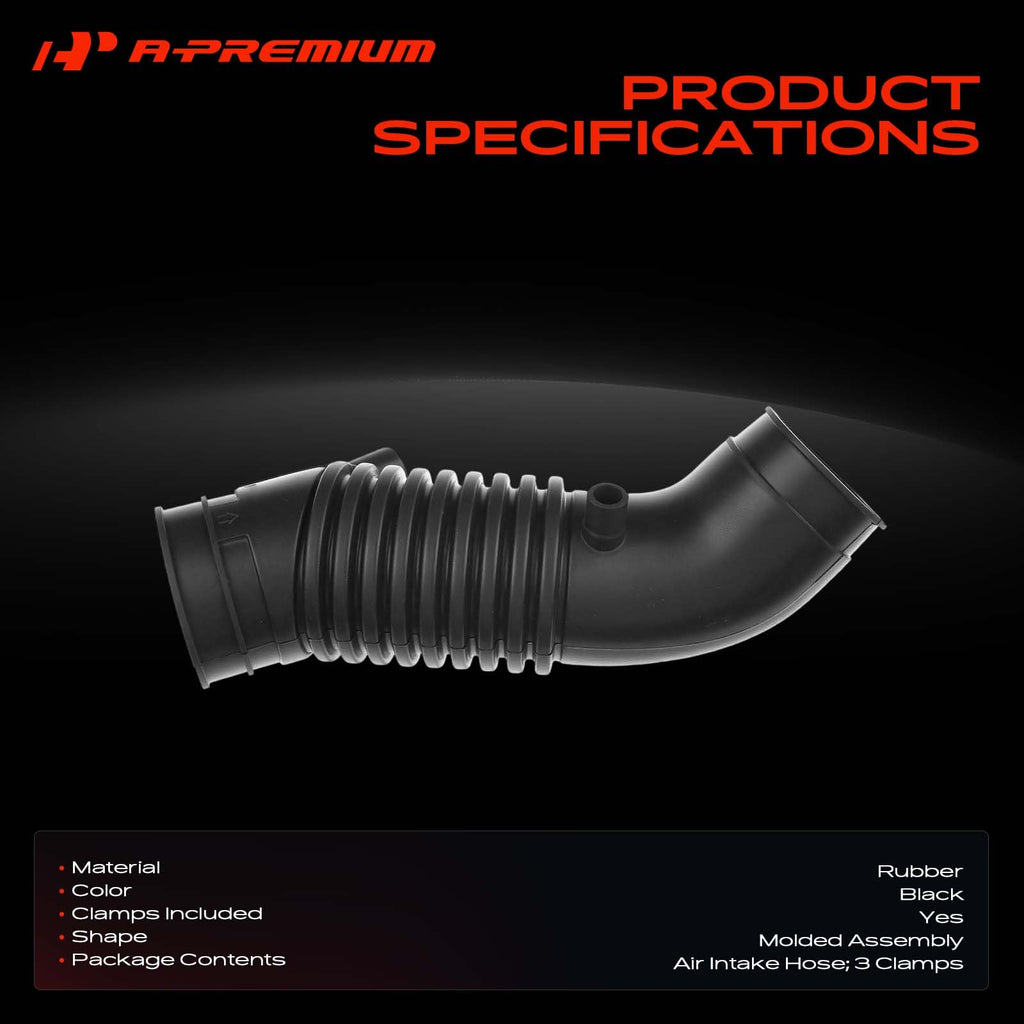 A-Premium Engine Air Intake Hose Tube [fits DOHC, 4Cyl 2.4L]
