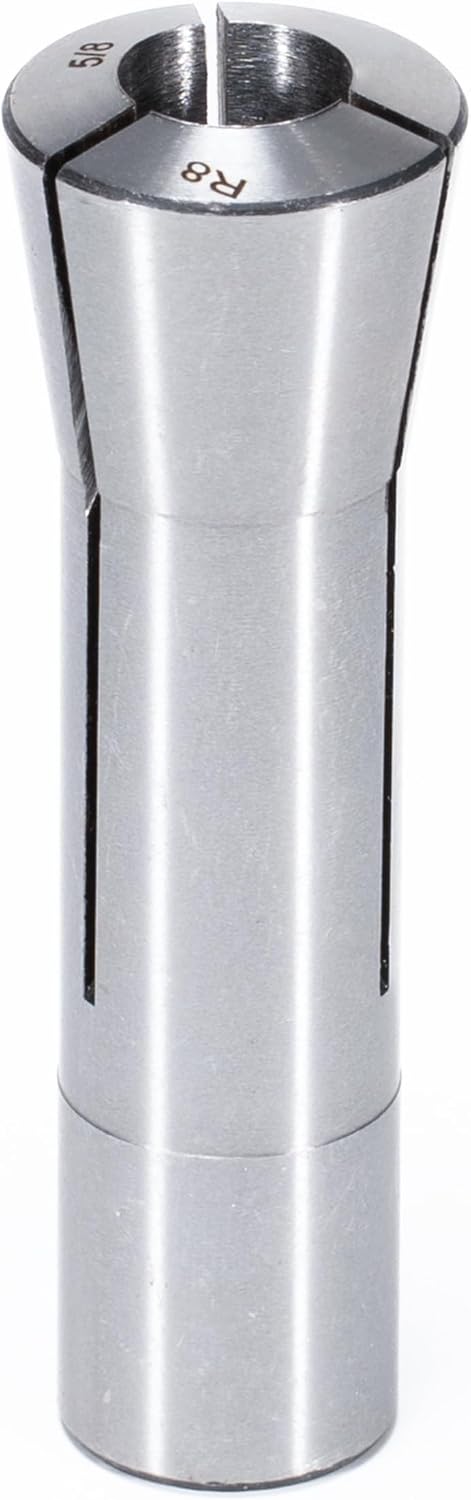Precision R8 Collet Set, 13pcs, 1/8" to 7/8" Carbon Steel, Mill Collet Set, 7/16"-20 Thread, for Milling & Mill Chuck Holder