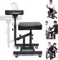 Tattoo Chairs with Adjustable Armrest & Back Support for Tattoo Artists and Client, Ergonomic Multiple Uses