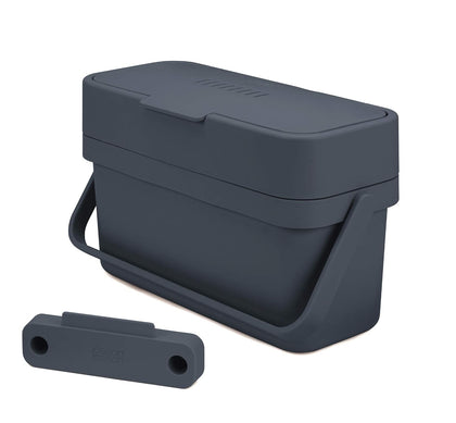 Joseph Joseph Compo Mountable Food Waste Caddy, Easy-Fill with Adjustable Air Vent Compost Bin, 4 Liters/1 Gallon