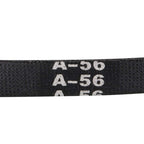 uxcell A56 Drive V-Belts 56" Inner Length 13mm Width 8mm Thick JIS Standard A-Section Rubber Drive Industrial Transmission Belt