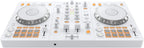 DDJ-FLX4 2-Channel DJ Controller, 16 Pads, White | For learners and improvers in white, 2-channel 2-deck controller