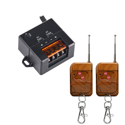 VONVOFF Mini 12V Remote Switch,DC12V/24V/48V/72V 10A Relay RF Wireless Light Switch and Receiver Kit with 328ft Long Range for Lamps Car,Garage Door,Motor,etc