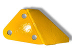 JMA 218A-7-3-5 Right Side Cutter Bucket-3 Bolt Alloy Steel Mini Excavator Attachment -Durable 10.5" Width, 6" Height, High-Strength Wear-Resistant Excavator - Fits Kubota, Bobcat, CAT & John Deere