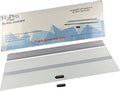 Glass Canopy Aquarium Lid for Fresh & Saltwater Fish Tanks (A36GT for Aqueon 30 & 40 Breeder Aquariums)