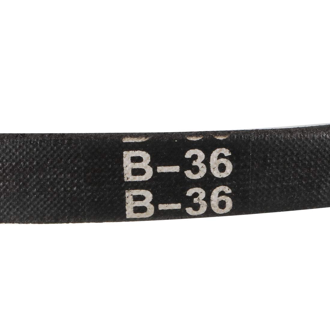 uxcell B-36 V-Belts 36" Inner Length, B-Section Rubber Drive Belt