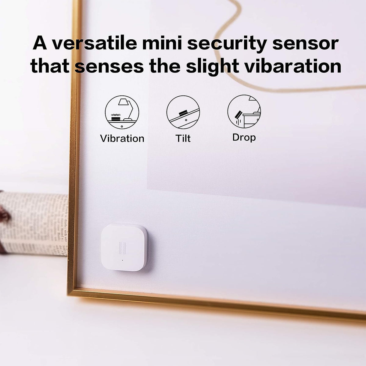 Aqara Zigbee Vibration Sensor, Wireless Mini Glass Break Detector