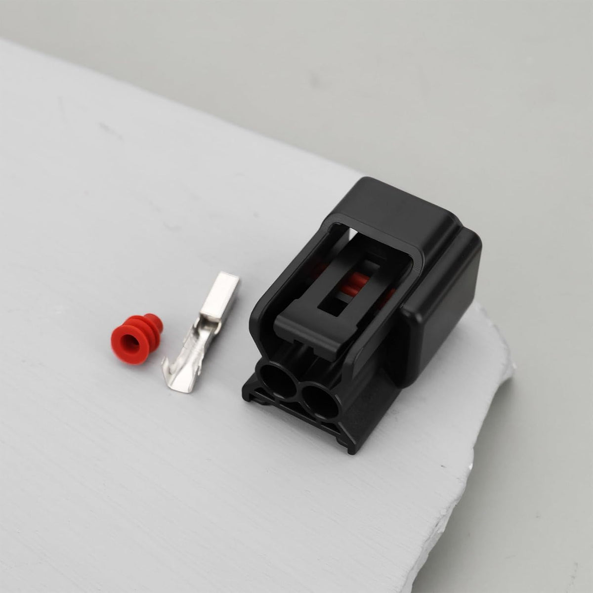 4Sets Motorcycle 2Pin Ignition Coil Connector Repair Kit Plug Compatible with Suzuki Compatible with Yamaha