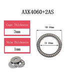 RPS-IND 2PCS AXK4060 Thrust Needle Roller Bearings with Washers