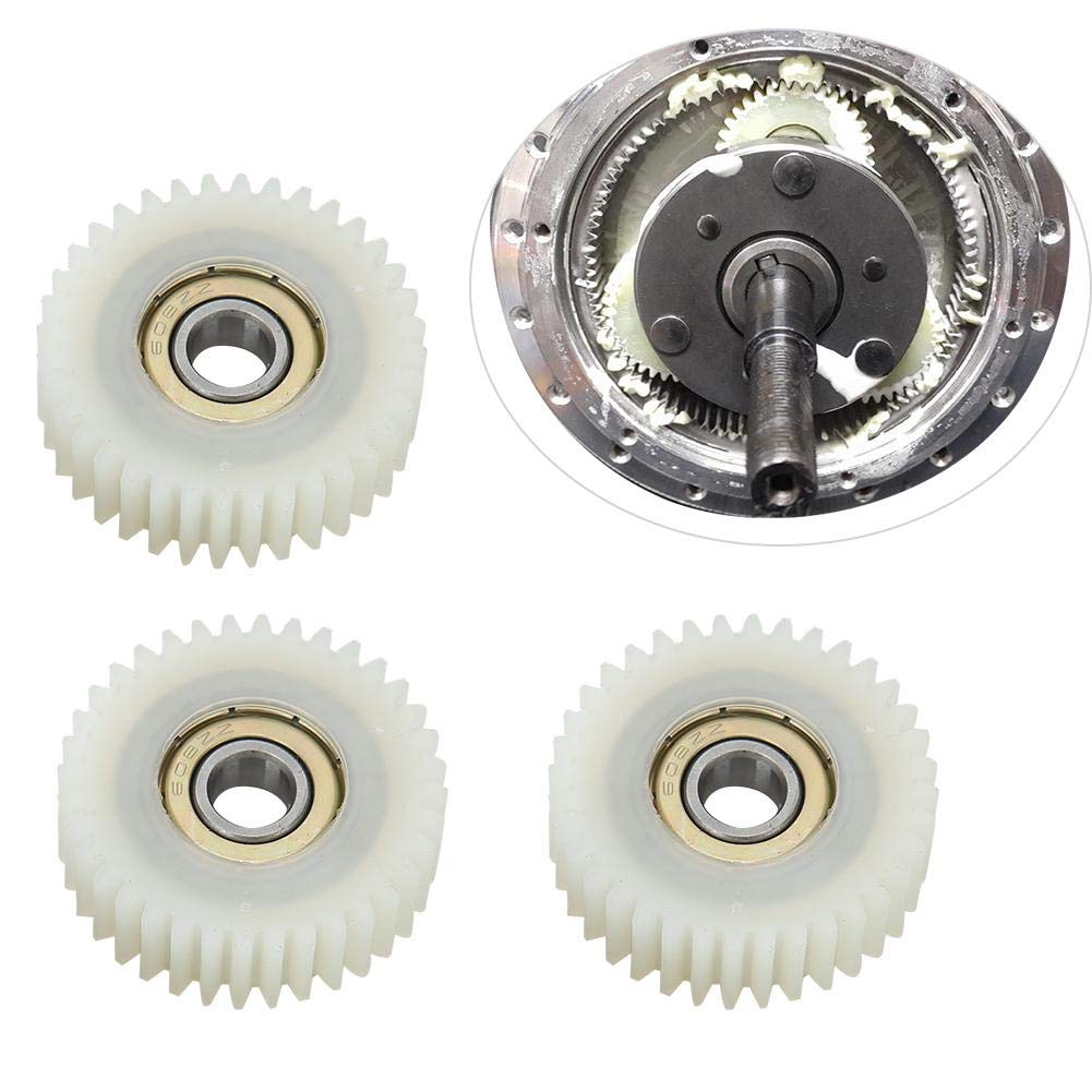 3pcs 36 Teeth 38mm Nylon Electronic Motor Gear Professional Accessory for Electrical Motor Clutch
