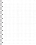 A4 TUL Discbound Dotted Refill Paper, 11-Disc Dot Grid Filler Paper, 100Sheets / 200Pages, 100gsm White Paper, 8.5''