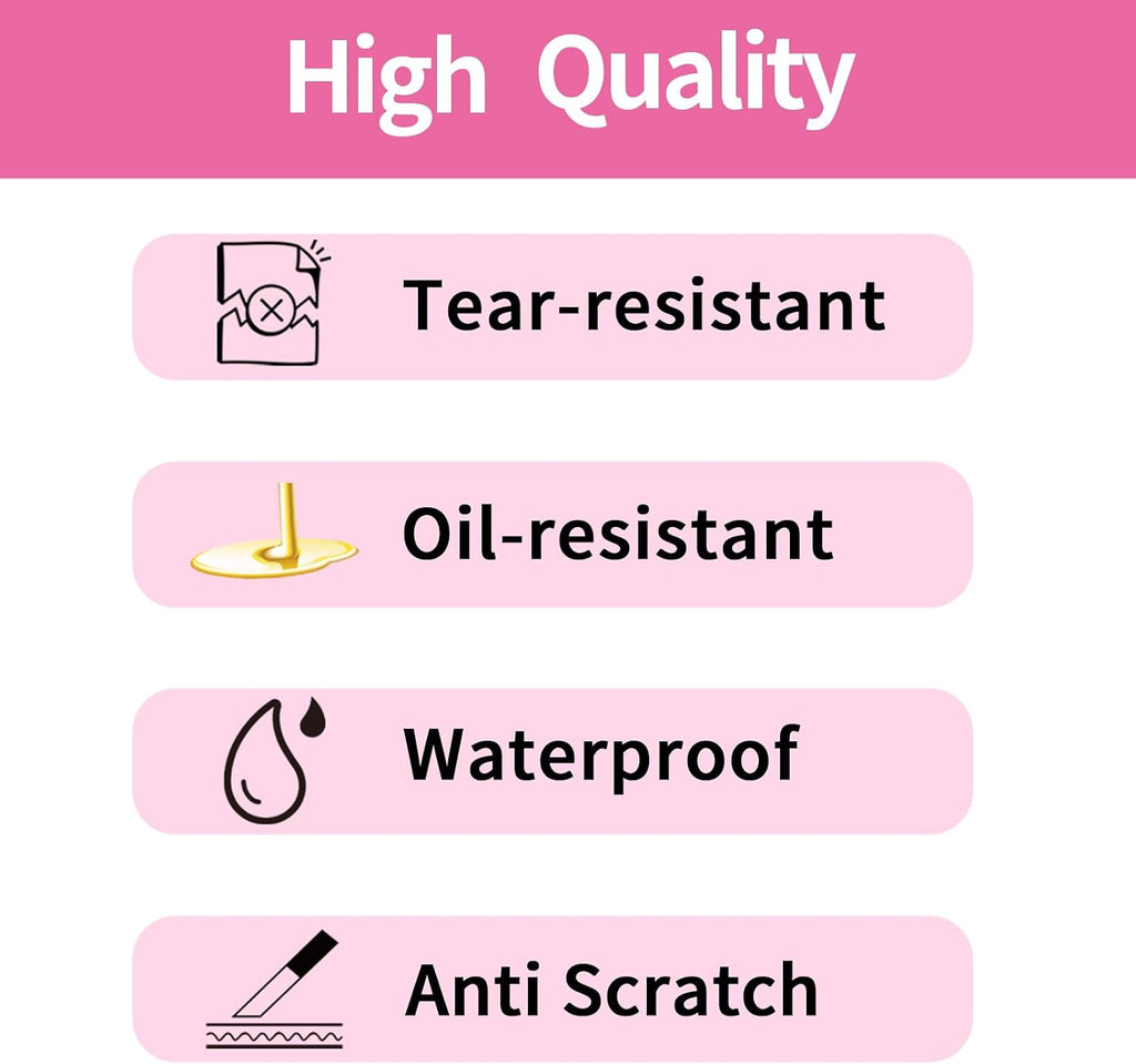 1000 Blank Removable Labels, Blank Removable Freezer Labels Water Oil Resistant with Perforation Line for Food