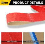 2x48 Inch Ceramic Sanding Belts (40/60/80/120 Grits) – High-Performance Sander Sharpening Belts for Knife Making, Metalworking, and Woodworking