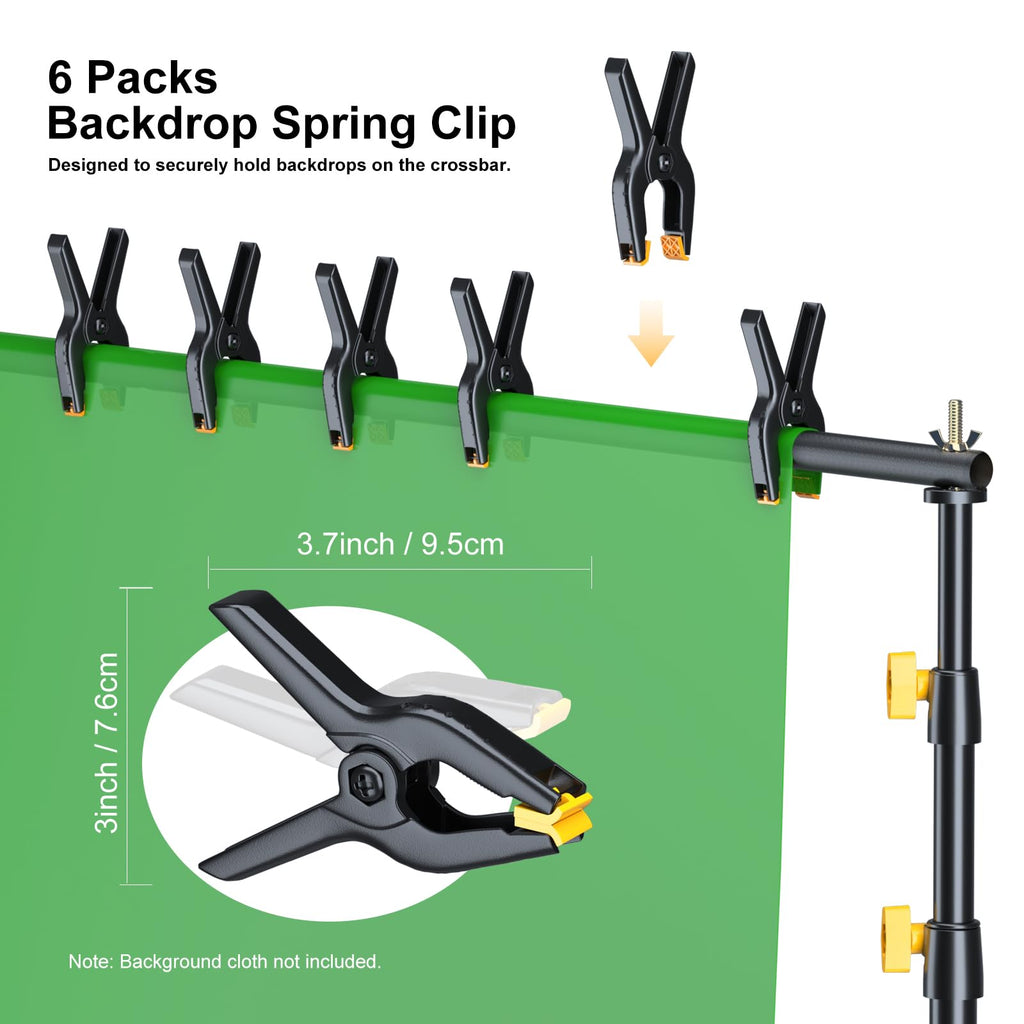 Lincostore Backdrop Stand Kit 10x7ft for Photography