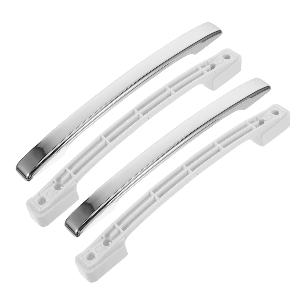 NUOBESTY 2 Pack Refrigerator Door Handle Replacement, ABS Silver