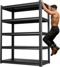 72''H 36''W Storage Shelves,2500LBS Garage Shelving ,Adjustable Garage Shelves ,Heavy Duty Metal Shelving, 5 Tier