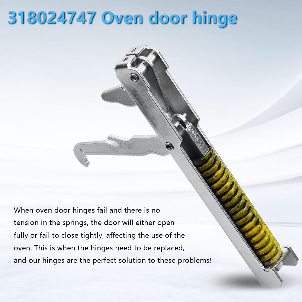 HomTop [2 Pack] 318024747 Oven Door Hinge Replacement