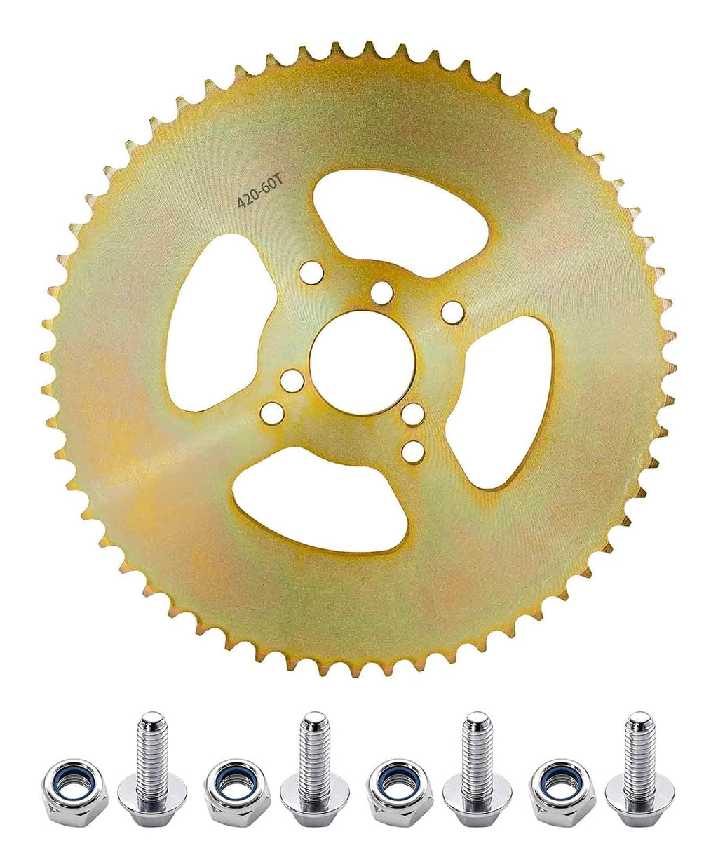 60T High Torque Rear Chain 3 Hole Sprocket # 40 41 420