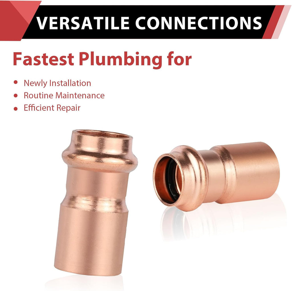 1Pcs EFIELD 3"FTG x 2-1/2"Copper Press XL Bushing Reducer(PRESS292-1)