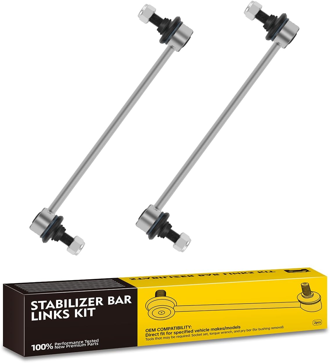 TOVASTY Front Sway Bar Links for Chevy Equinox 2008-2017