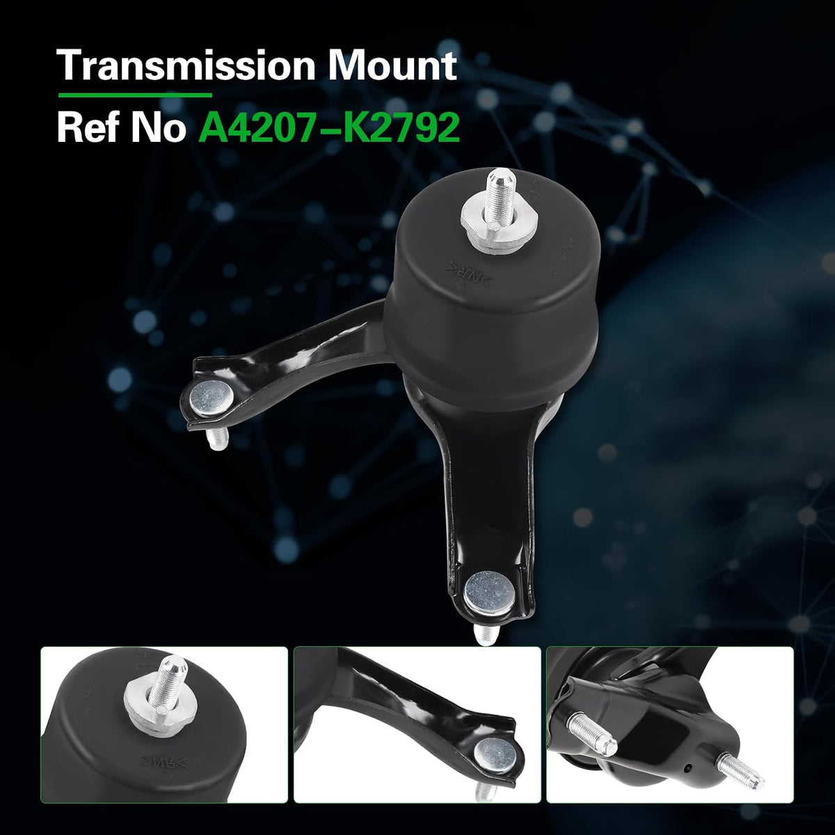Engine Motor and Transmission Mount Kit Compatible with 2007-2010 Sienna