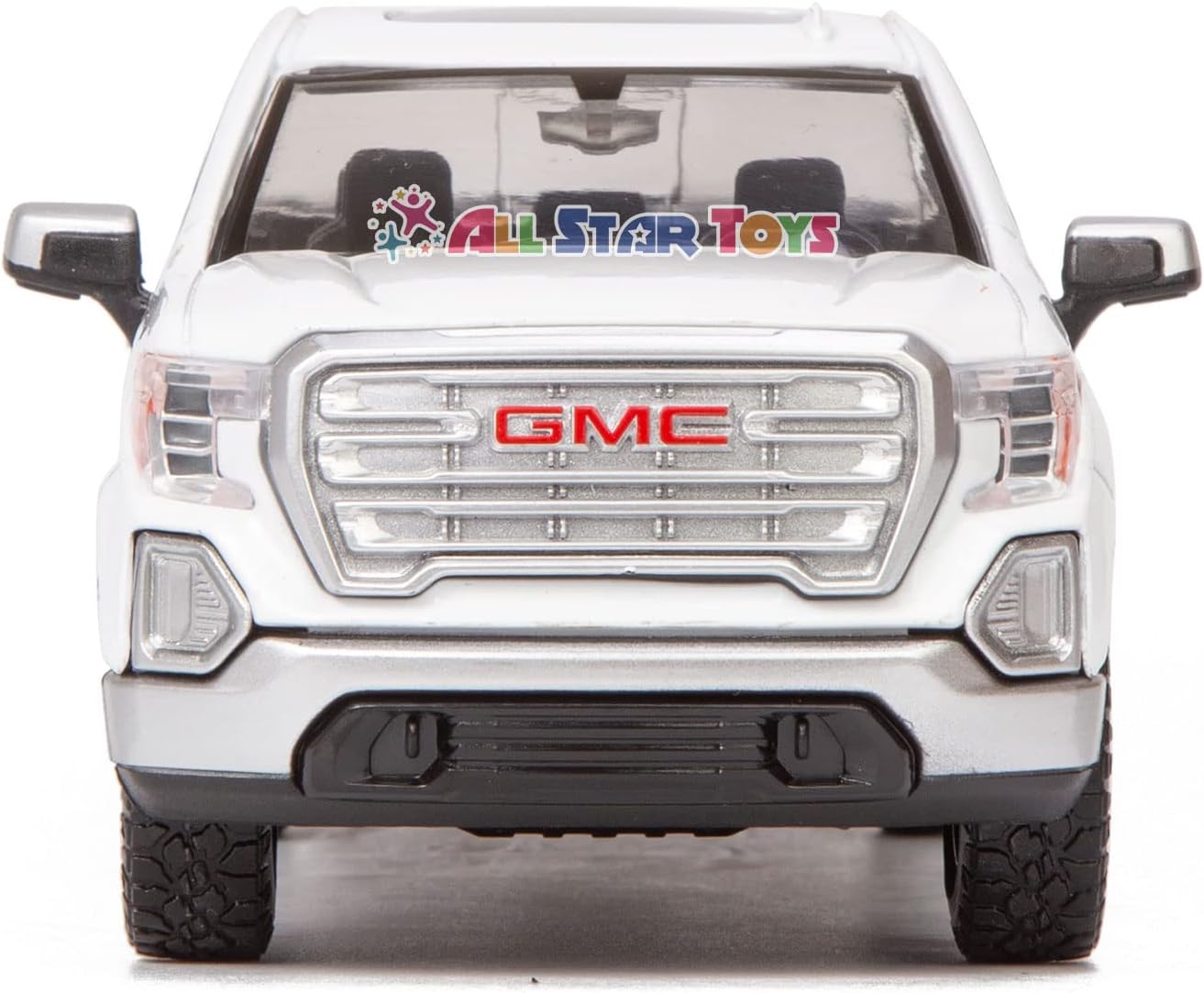 2019 GMC Sierra 1500 SLT Crew Cab 4x4 Pickup Truck with Sunroof White Timeless Legends Series 1/24-1/27 Diecast Model
