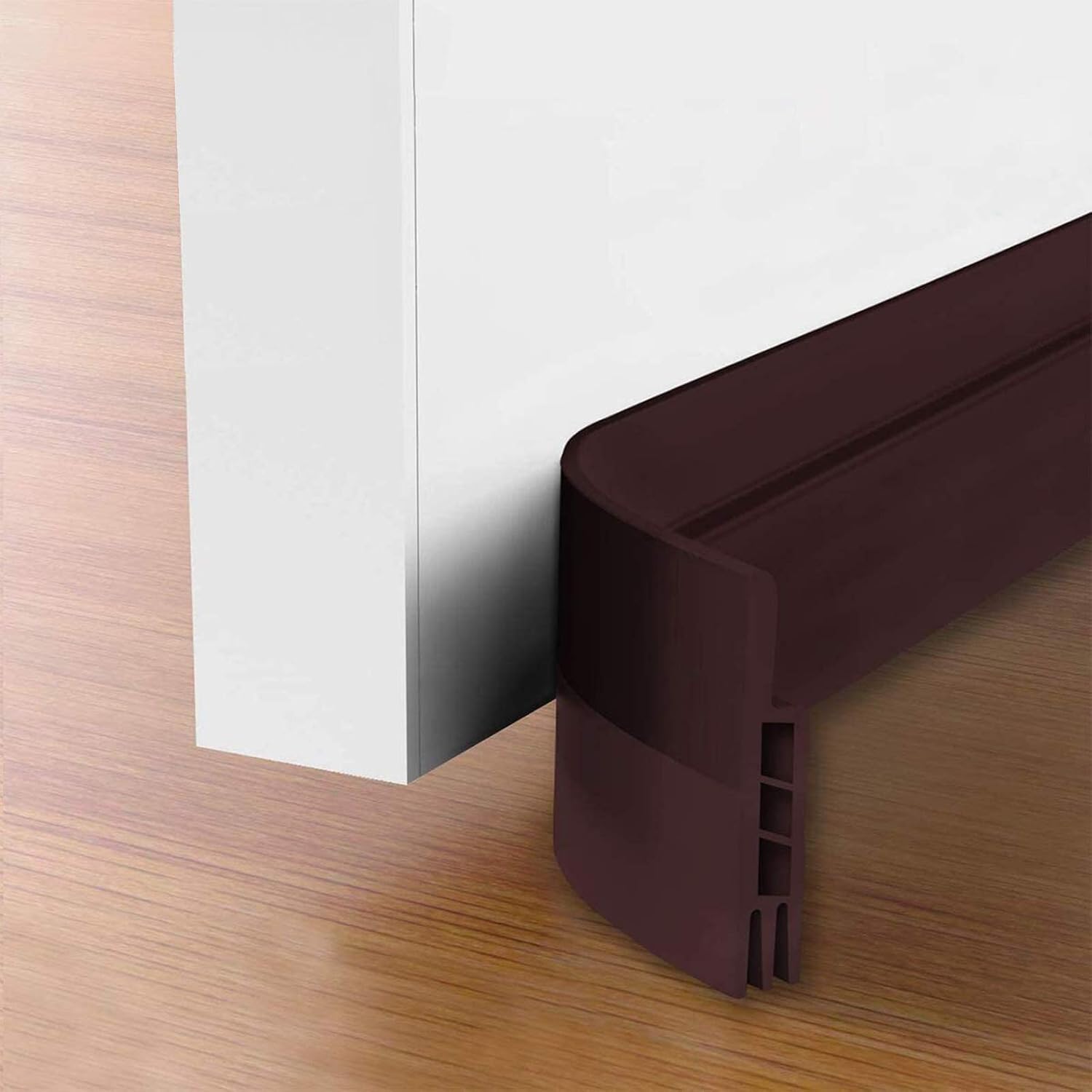 2 Pack Door Draft Stopper，Door Sweep for Exterior & Interior Doors,Door Bottom Seal Dust and Noise Insulation Weather