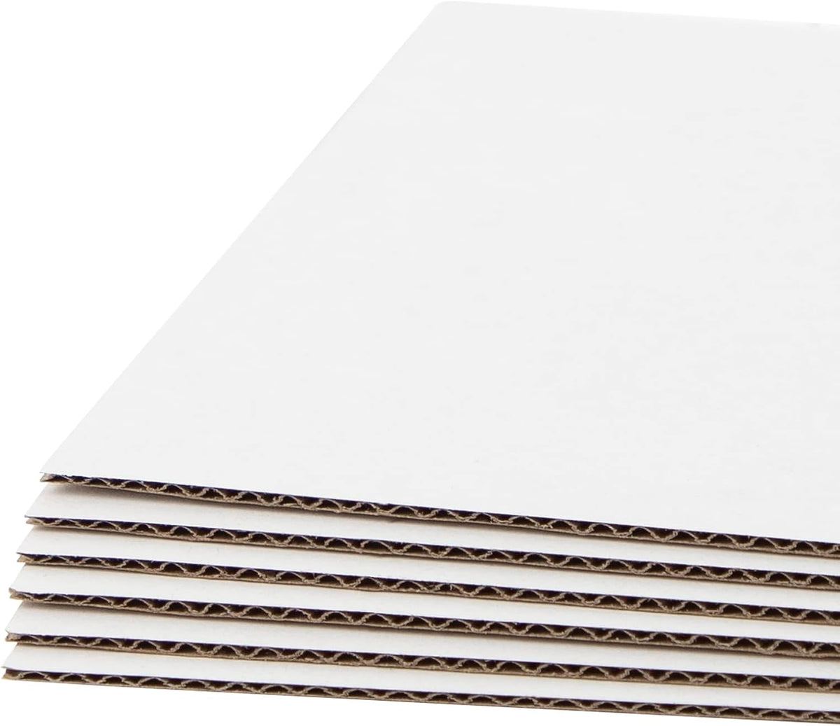 25 Pack 6x9 Corrugated Cardboard Sheets 2mm Flat Inserts